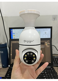 Camera Yoosee bóng đèn thế hệ mới 3.0MP - xoay 360 độ, xem đêm có màu, mẫu mới 2022 - Hàng Nhập Khẩu