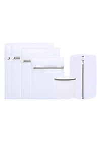 Combo 6 Túi Giặt Lưới Bảo Vệ Quần Áo, túi lưới mịn polyester bảo quản quần áo