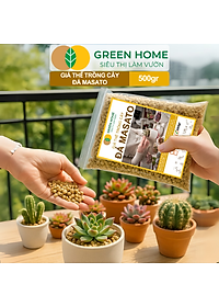 Đá Khoáng Masato GreenHome, Bao 500gr, Loại Cao Cấp, Sạch Bụi, Không Vụn, Rải Mặt, Kích Rễ, Giúp Sen Đá Lên Màu Nhanh