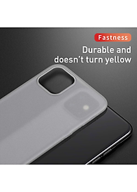 Ốp lưng nhám siêu mỏng 0.18mm cho iPhone 11 Pro Max hiệu X-Level Wings Case (bảo vệ viền, chống trầy cực tốt, chất liệu cao cấp, viền bảo vệ camera dày 0.3mm) - Hàng nhập khẩu