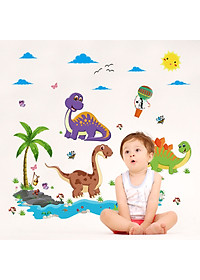 Decal Dán Tường Công Viên Khủng Long SK9125