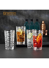 Bộ 4 ly pha lê cao Nachtmann Bossa Nova - Hàng chính hãng Đức