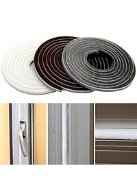Cuộn 10m Nẹp chỉ giảm tiếng ồn cánh cửa, nẹp lông giảm thanh làm khít khe hở cánh cửa