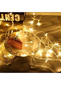 Dây Đèn LED Đom Đóm Fairy Light Trang Trí Ngoài Trời Chống Nước, Nhiều Chế Độ Sáng