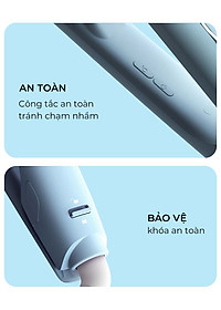 Máy Dập Phồng Chân Tóc BUMAS H8 - Máy Dập Lưỡi Vuông Bấm Phồng Chân Tóc - Phủ Protein Thực Vật - Hạn Chế Hư Tổn Nhiệt - Hàng Chính Hãng