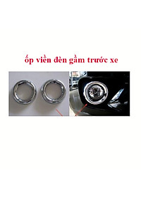 ỐP Viền Đèn Gầm Trước Xe Mạ Crom Dành Cho Xe Fortuner 2012-2016