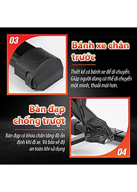 BG Xe đạp tập thể thao đa năng trong nhà Model S500 WHITE SPINING BIKE mới (hàng nhập khẩu)