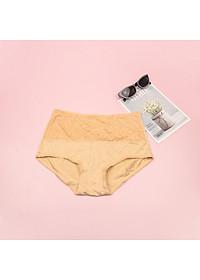Quần Lót Nữ Cotton LUPERI LU3QL717 Phối Ren Cạp Cao Định Hình Eo Thon Gọn Chất Liệu Mềm Mịn Co Giãn Kháng Khuẩn Khử Mùi