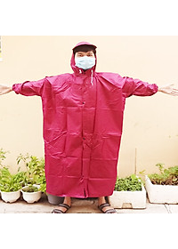 Áo Mưa Măng Tô Hàn Quốc, Áo Mưa Khoá Kéo Vải Dù Cao Cấp, Khổ To Rộng, Màu Sắc Tươi Sáng