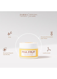 Mặt Nạ Enzyme Trái Cây Làm Sạch, Tẩy Tế Bào Chết Cho Da - PHA Fruit Enzyme Mask 40g Zakka Naturals