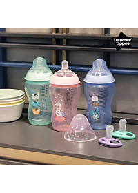 Bình Sữa PPSU Ty Siêu Mềm Tự Nhiên Tommee Tippee Natural Start (Bộ 1 Bình 260ml và 1 Bình 150ml)