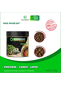 Thức ăn bò sát Rùa Nước GREENABC – Cung cấp protein, canxi, lipid giúp tăng kích thước, mai cứng chắc - Hộp 50g và 230g