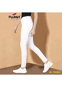 Quần Jean Nữ Cao Cấp Fujiwa - JN. Quần Lưng Cao Ống Đứng, chất jean co giãn tốt Rất Đẹp phù hợp với mọi lứa tuổi