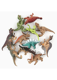 Mô hình đồ chơi khủng long kỉ Jurassic World Dinosaurs cho bé (Bộ 12 khủng long)