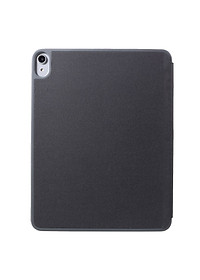 Bao da iPad pro 11 inh 2018 hiệu Mutural có khay để bút_ Màu đen_ hàng nhập khẩu