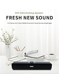 Loa máy tính Soundbar Colorfire CSP-5201 | Desktop speaker 3W x 2 | Nguồn USB , kết nối Jack 3.5 mm | Bảo hành 1 năm | Hàng Chính Hãng