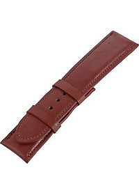 Dây đồng hồ nam nữ Huy Hoàng da bò size lớn màu nâu đỏ HT8132