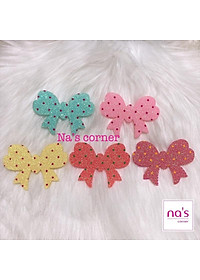 Bộ 2 miếng dán tóc dán mái tự dính nhũ kim tuyến vintage, size nhỏ giúp cố định tóc cho trang điểm, đắp mặt nạ tiện lợi