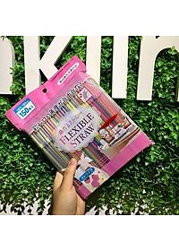 Combo cốc giữ nhiệt có nắp xoay Here 320ml + set 150 chiếc ống hút φ5x180mm - made in Japan