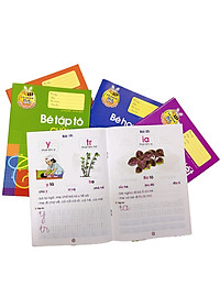 Sách : Combo Chuẩn Bị Cho bé Vào Lớp 1 ( Túi 5 Cuốn +Tặng 1 Cây Viết Chì +1 Gôm + 1 Chuốt)