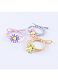 Dây buộc tóc nữ hoa cúc họa mi [Set 10 dây] NASI dễ thương phong cách hàn quốc thun cột tóc nữ co giãn tốt phụ kiện tóc