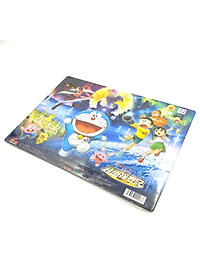 Tranh xếp hình Tia Sáng Nôbita - Thám hiểm mặt trăng (48 Mảnh Ghép) - Tặng kèm câu đố mặt sau cho bé