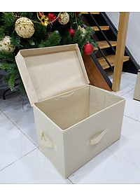 Bộ 2 chiếc hộp vải đựng đồ Thụy Điển 24L, Combo 2 chiếc túi vải đa năng TD1 có chọn màu miDoctor