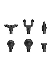 Súng (Máy) Massage Cầm Tay Nikio NK-170B - 6 Đầu Matxa, 5 Chế Độ, 6 Tốc Độ Mát Xa, Pin Sạc Không Dây 2000mAh - Hỗ Trợ Giảm Đau Nhức Và Giãn Cơ Toàn Thân, Công Nghệ Bộ Gõ Thế Hệ Mới