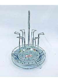 Úp cốc 6 tròn inox sáng bóng bền đẹp