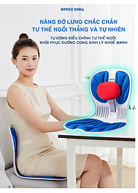 Ghế Chỉnh Dáng Ngồi Công Thái Học OFFICE CHILL Ngồi Thẳng Đúng Tư Thế Chống Đau Lưng Gù Lưng Ghế Thế Hệ Mới Bảo Hành 90 Ngày