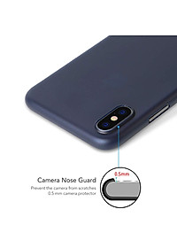 Ốp lưng Memumi siêu mỏng chống bám vân 0.3 mm cho iPhone X, Xs có gờ bảo vệ camera - Hàng nhập khẩu