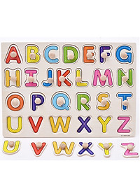 Đồ Chơi Trẻ Em - Đồ Chơi Xếp Hình - Combo 4 Bảng Núm Gỗ Cho Bé