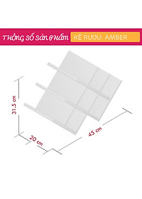 Tủ để rượu nhỏ gọn tiết kiệm diện tích SMLIFE Amber