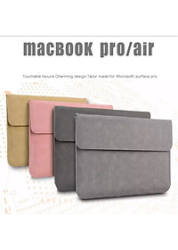 BAO DA, TÚI DA, CẶP DA CHỐNG SỐC CHO MACBOOK, LAPTOP, SURFACE KÈM VÍ ĐỰNG PHỤ KIỆN