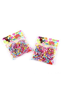 100 dây thun chun buộc tóc cho trẻ em bé gái phong cách Hàn Quốc nhiều màu mẫu ngẫu nhiên