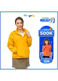 Áo Khoác Gió Nữ YODY 3C Plus cao cấp 2 lớp Cản gió, Cản bụi, Chống ngấm nước AKN5040