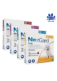 Viên nhai Nexgard trị ve rận, bọ chét cho chó (1 viên) - 4-10kg