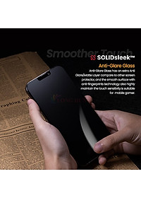 Dán màn hình cường lực Full viền chống vân tay Zeelot dành cho iPhone 15 Pro Max/15 Pro/15 Plus/15/14/13/12/11 - Hàng chính hãng