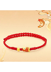 VÒNG TAY DÂY CHỈ ĐỎ CÁ CHÉP CÔNG DANH , THI CỬ THĂNG TIẾN , TÀI LỘC SUNG TÚC