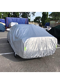 Bạt phủ xe ô tô 3 lớp thông minh vải dù oxford áo trùm bảo vệ xe mitsubishi outlander che nắng,nóng,mưa