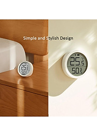 Nhiệt kế và độ ẩm kế điện tử Xiaomi Qingping BLE 5.0 hỗ trợ đo tự động tương thích với ứng dụng Mi Home