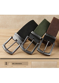 Thắt Lưng Nam Vải Dù US ARMY Mặt Khóa Truyền Thống, Phong Cách Cổ Điển Mặt Khóa Hợp Kim Thép Chống Ghỉ Cao Cấp -HÀNG CHÍNH HÃNG