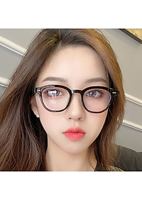 Gọng Kính Cận, Kính Giả Cận Nam Nữ Mắt Tròn Oval Nhỏ, Gọng Nhựa Dẻo TR90 Dày Dặn, Chống Ánh Sáng Xanh - BLUE LIGHT