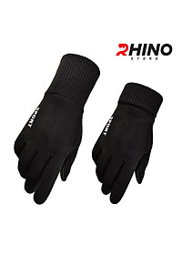 Găng tay da lộn giữ ấm mùa đông Rhino G801 nam nữ, chống gió