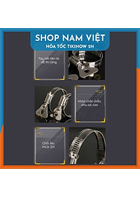 Đai Siết Cổ Dê Inox Chịu Tải Nặng, Có Tay Vặn