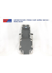 Ghế xếp thư giãn, Khung sắt cao cấp, Ghế xếp nằm ngủ trưa gấp gọn tiện lợi New Beginning