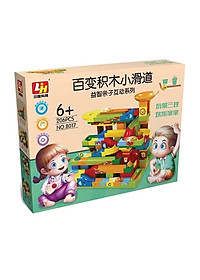 Đồ chơi lắp ráp cầu trượt thả bi cho bé (giúp rèn luyện tư duy sáng tạo cho bé)- hàng loại 1 -chất lượng cao , chính hãng