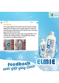 Nước giặt giày thể thao Elmie - 500ml (Hàng nội địa Nhật bản)