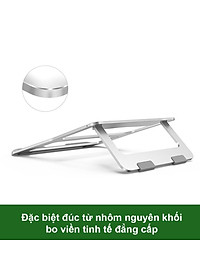 Đế Tản Nhiệt PIX-LINK X5 Chất Liệu Nhôm Nguyên Khối, Siêu Mỏng Nhẹ Dùng Cho Laptop, Macbook 13-15.6 inch Hàng Chính Hãng