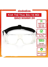 Kính Bảo Vệ Chơi Thể Thao, Bóng Rổ, Bóng Đá Chống Sương Mù, Mồ Hôi Cao Cấp - Có Thể Lắp Mắt Kính Cận - Hãng dododios